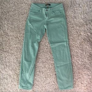 Paige turquoise skinny jeans